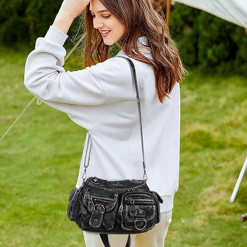 Angel Kiss Hobo Bags for Women Shoulder Bag Shoulder Purses and Handbags Vegan Leather Hobo Handbags Crossbody Bags thumbnail 9