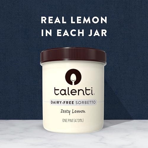 Talenti Dairy-Free Sorbetto Zesty Lemon for Your Next Indulgence, with Real Lemon in Each Jar, 1 pint thumbnail 6