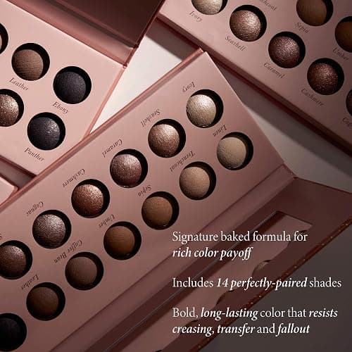 LAURA GELLER NEW YORK The Delectables Timeless Tones Baked Eyeshadow Palette | 14 Pigmented Eyeshadows Blendable Everyday Look thumbnail 7