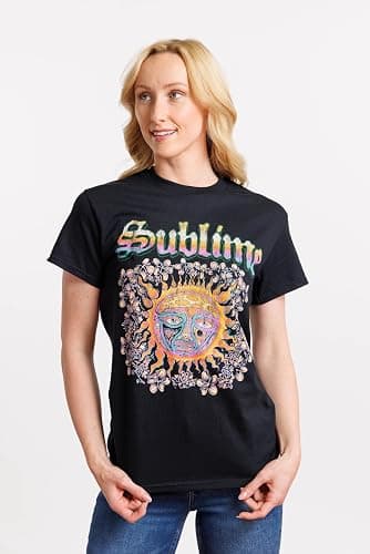 Sublime Customer Sun Adult Black Short Sleeve T Shirt 90s Ska Punk Music Vintage Style Graphic Tees thumbnail 4