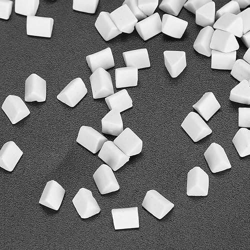 Tumbling Ceramic Filler Media, Triangle Abrasive Pellets Reusable Ceramic Grit Filler Media Rock Tumbling Supplies for All Type Tumblers 1lb thumbnail 7
