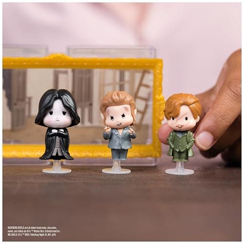 Wizarding World Micro Magical Moments Prisoner of Azkaban Set, Ages 6+ | Lupin, Snape & Peter Pettigrew, 1.5-INCH Figures & Display Case, Recreate Movie Moments, Pretend Play, Gift for Kids thumbnail 2