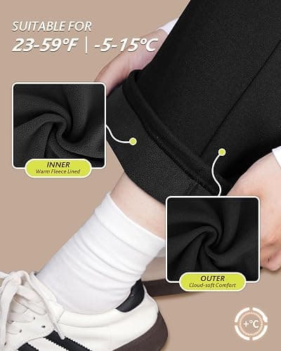 Wide Legged Fleece Lined Sweats thumbnail 3