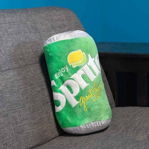 Mark Feldstein & Associates Sprite Can Classic Green 14 x 8 Polyester Fabric Soft Plush Throw Pillow thumbnail 6