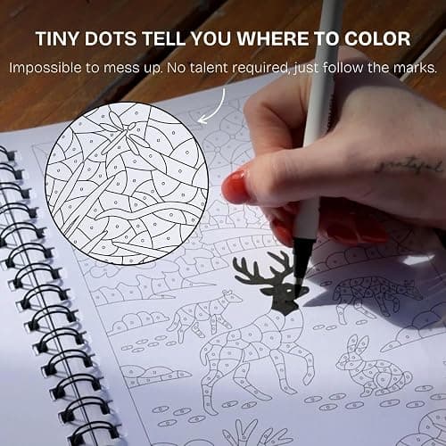 Still & Slow - Monochrome Coloring Book for Adults - 35 Mindful Illustrations for Stress & Anxiety Relief - One-Pen Ritual, Calm Prompts, Thick Paper (One Color Coloring Book) thumbnail 4