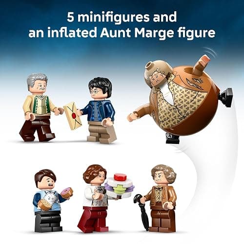 LEGO Harry Potter Privet Drive: Aunt Marge’s Visit Kids Toy - Buildable Book Nook and Room Decor for Boys and Girls, Ages 8+ - Collectible Harry Potter Minifigure - Birthday Gift Idea - 76451 thumbnail 5
