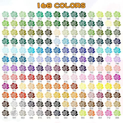 Astriscribe 168 Acrylic Paint Markers, Soft Brush Tip Acrylic Markers for Rock Painting, Wood, Stone, Glass, Canvas, Fabric, Ceramic - Brush Tip Water Based Pens thumbnail 6