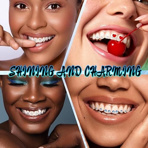 Tooth Gems Kit for Teeth Gems Kit with Light,190 Tooth DIY Gem Kit Tooth Jewelry Gems Kit 2025 New for Man&Women thumbnail 5