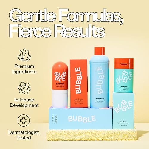 Bubble Skincare Cloud Surf Water Cream Face Moisturizer - Hydrating & Mattifying Moisturizer to Help Rebalance Oils and Minimize Pores with Celery Seed Extract - Suitable for Sensitive Skin (50ml) thumbnail 8