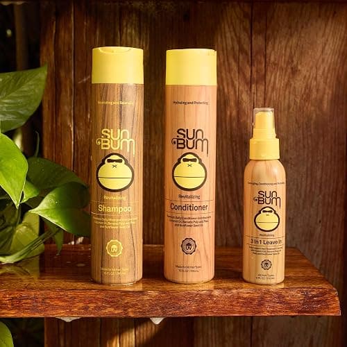 Sun Bum Revitalizing 3 in 1 Leave In Conditioner - Anti Frizz Detangler - Color Friendly with UV Protection - Enriched with Coconut Oil and Banana - 4 oz | Revitalizing, 3 in 1, Leave In Conditioner, Banana thumbnail 7