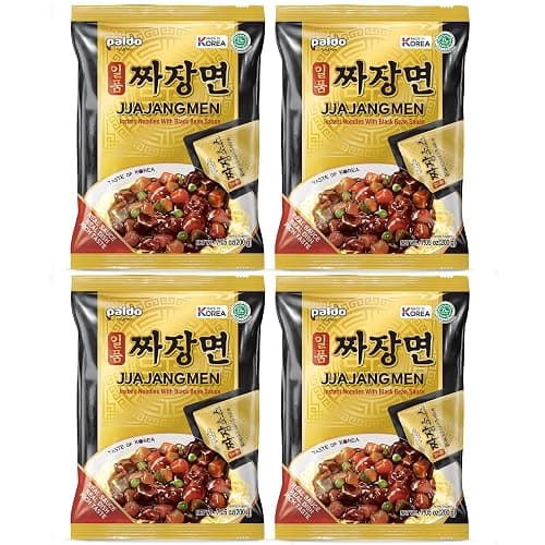 Paldo Fun & Yum Ilpoom Jjajangmen Chajang Noodle Traditional Brothless Chajang Ramen 7.05oz (Pack of 4) thumbnail 3