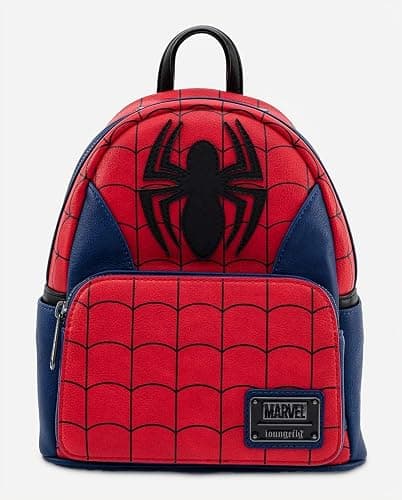 Loungefly Marvel Spider Man Classic Cosplay Womens Double Strap Shoulder Bag Purse thumbnail 7