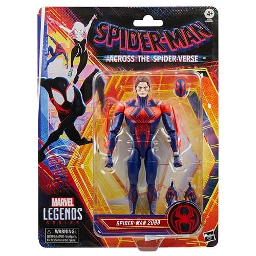 Marvel Legends Series Spider-Man 2099, Spider-Man: Across The Spider-Verse Collectible 6 Inch Action Figure | Marvel Legends Spider-Man 6 Inch Action Figure Across The Spider-Verse Wave 2 - Spider-Man 2099 thumbnail 3