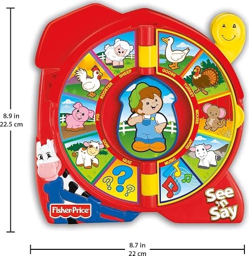 Fisher-Price Little People Toddler Toy See ‘n Say The Farmer Says, Learning Game with Music & Sounds for Kids Ages 18+ Months (Amazon Exclusive) thumbnail 3