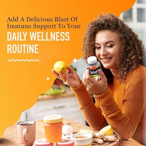 Airborne 750mg Vitamin C Gummies for Adults, Immune Support Gummies with Powerful Antioxidants VIT C & E, Caffeine Free - 2x63ct Bottle (42 Servings), Assorted Fruit Flavor thumbnail 5