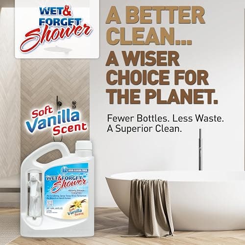 Wet & Forget Shower Cleaner Weekly Application Requires No Scrubbing, Bleach-Free Formula, 64 Ounce (Pack of 1) thumbnail 9