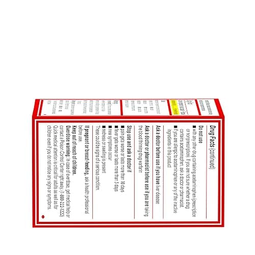 Tylenol Extra Strength 500 mg Acetaminophen Caplets, Pain Reliever & Fever Reducer, Acetaminophen for Minor Arthritis Pain, Headache, Backache & Toothache, 50 Ct thumbnail 8