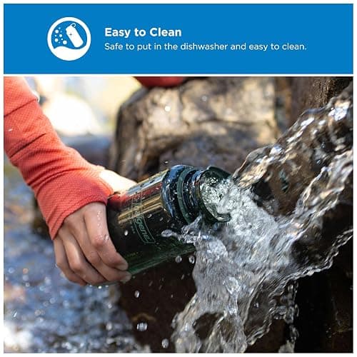 Nalgene 32 oz Wide Mouth Water Bottle | BPA-Free, Durable & Leak Proof, Lightweight Bottle for Hiking & Gym, Work & Travel thumbnail 3