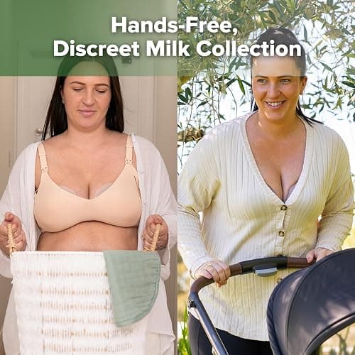 haakaa Petal Soft Silicone Milk Collector for Breastfeeding - 2PCS | Discreet Leak-Protection Breast Milk Saver, Reusable Breast Shells Milk Collection Cup for Breastfeeding with Cleaning Brush thumbnail 8