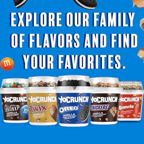 YoCrunch Low Fat Vanilla Yogurt with OREO(R) Cookie Pieces, 4 oz, 4 Pack thumbnail 8