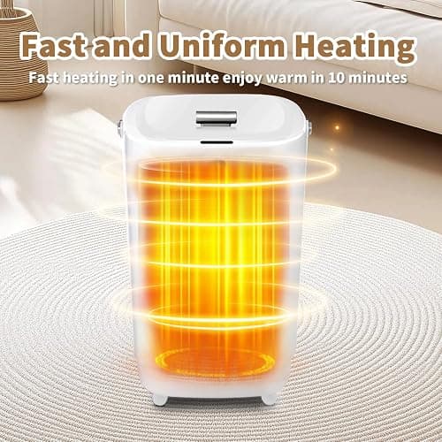 Towel Warmers for Bathroom Bucket, Luxury Large Spa Towel Hot Warmer Bucket Style-Hot Towels in 10 Minutes-Fits Up to Two 40"x70" Oversized Towels - Bathrobe, Towel, Blanket-White thumbnail 4