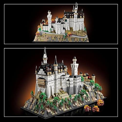 LEGO Architecture Neuschwanstein Castle Building Set - Collectible Bavarian Castle Model Kit for Arts & Crafts - Building Blocks for Adults, Ages 18+ - Gifts for Men and Women - 21063 thumbnail 4