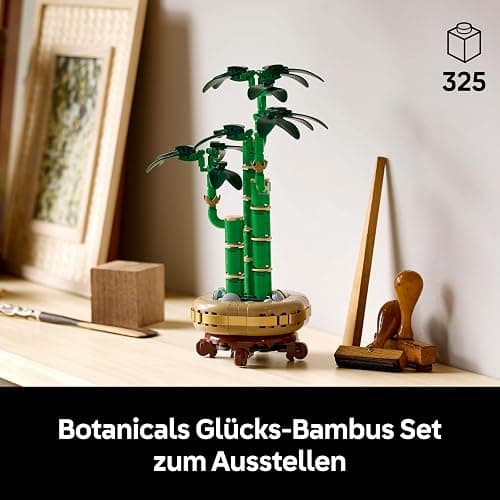 LEGO Botanicals Glücks-Bambus, Kunstpflanze - Bauset für Erwachsene - Geschenk für Einweihungspartys oder Abschlussfeiern für Frauen und Männer - Wohn-Deko 10344 thumbnail 4