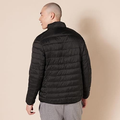 Amazon Essentials Mens Packable Lightweight Water-Resistant Puffer Jacket (Available in Big & Tall) thumbnail 3
