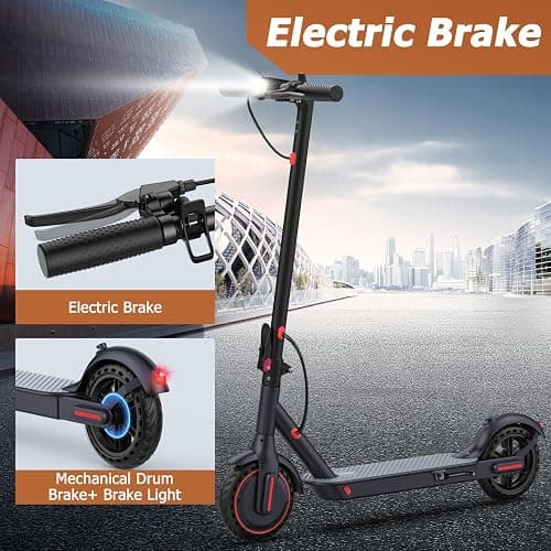 Qlaway 8.5/10" Electric Scooter for Adults 350W Motor Top Speed 30 KM, Trotinette Electrique Up to 25-35 KM Range, Bearing 265 LBS thumbnail 6