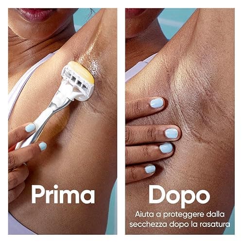 Gillette Venus Pro ComfortGlide Rasoio Da Donna, Al Profumo Di Cocco, 2 Lamette Di Ricambio, Manico In Metallo Riutilizzabile E Gancio Per Doccia thumbnail 7