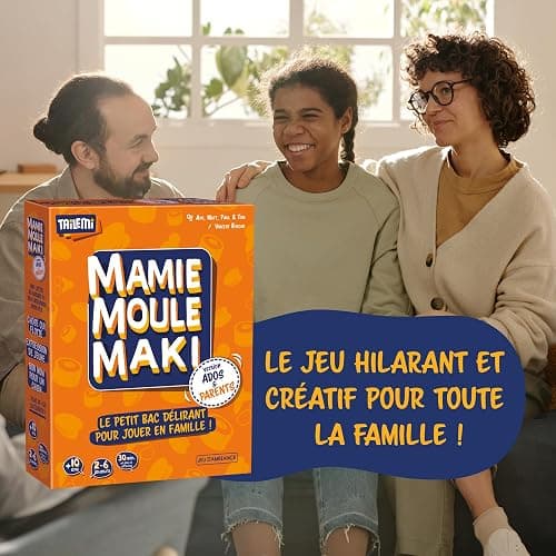 Mamie Moule Maki Version Ados et Parents - Jeu de société à partir de 10 Ans - Petit Bac revisité idéal pour Jouer avec Les Plus Jeunes - 2 à 6 Joueurs thumbnail 6