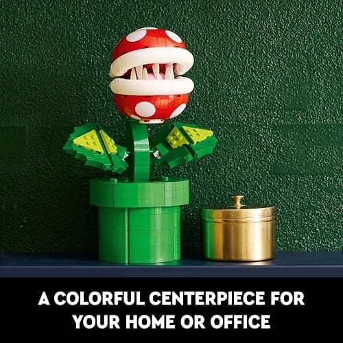 LEGO Super Mario Piranha Plant Building Sets for Adults - Mario Collectible for Men & Women, Ages 18+ Years - Gift for Christmas - Bedroom, Home Office, or Book Shelf Decor - 71426 thumbnail 9