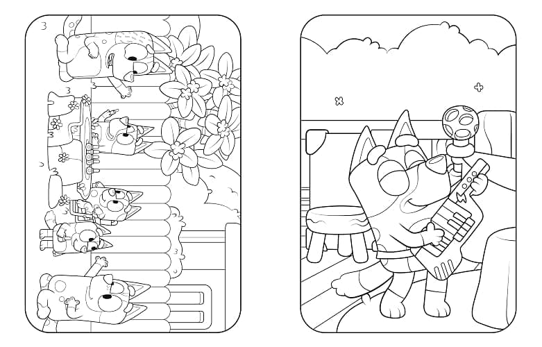Bluey: Fun and Games: A Coloring Book thumbnail 2