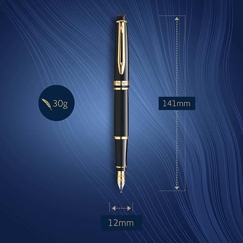Waterman Expert3 Black GT Fountain Pen, Fine Point thumbnail 3