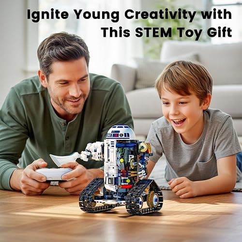 Glikid STEM RC Robot Building Kit - 3 in 1 APP & Remote Control Robotics for Kids Ages 8-12, DIY Educational Toy Programming & Science Project Kit, Birthday Gifts for Boys Girls thumbnail 2