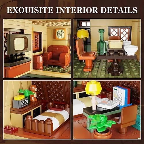 Gravity House Building Sets,Mystery Shack House Building Blocks Toy | Compatible with Lego, Collectible Buildable Fun Model Toys, Gift for 14+ Boys Girls Adults and Fans (965 PCS) thumbnail 4