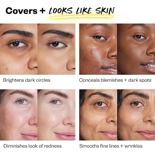 Kosas Revealer Concealer - Medium Coverage Makeup with Hyaluronic Acid, Conceals Dark Circles Under Eyes, Dark Spots and Blemishes + Brightens, Hydrates, Long-Lasting & Vegan, (Tone 3.2 O) | Medium Coverage Makeup, Conceals Dark Circles Under Eyes, Dark Spots, Blemishes, Brightens, Long-Lasting, Hydrates, with Hyaluronic Acid, Vegan, Makeup thumbnail 4