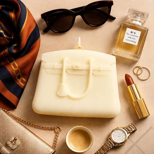 Handbag Candle in GiftBox - Air Wax - Designer-Inspired Luxury Gifts for Women - Birthday Gift for Women - Unique Gift for Her - Bougie Gifts for Girlfriend - Luxury Home Decor thumbnail 2