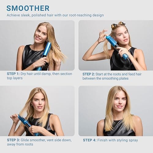 BaBylissPRO StyleSwitch Ionic Multi-Styler, Air Styler and Hair Dryer, Lightweight Hot Air Brush with 5 Attachments, Automatic Dual Voltage thumbnail 7