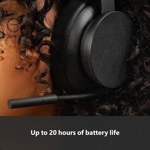 Xbox Wireless Gaming Headset – Over Ear Headphones – Spatial Audio with Dolby Atmos, Windows Sonic Series X|S, One, Windows PC, Mobile – Carbon Black thumbnail 8