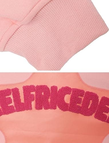 Aelfric Eden Womens Graphic Hoodies Pink Star Print Hoodie Unisex Oversized Hoodies Long Sleeve Pocket Pullover thumbnail 7