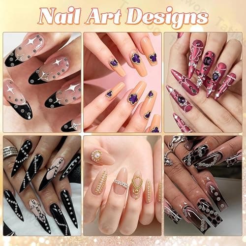3 Boxes Caviar Nail Bead, Metal Nail Beads, Gold Silver Black Nail Beads | 0.6-2mm Round Caviar Nail Beads for Acrylic Nails Art DIY Crafts Embellishment Making thumbnail 7