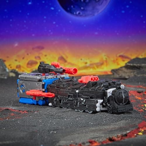 Transformers Legacy United Leader Class Galaxy Shuttle, 7.5-inch Converting Action Figure, for Boys and Girls Ages 8+ | Shuttle and Train and Robot, 5 Blasters Combine, Launchpad Stores Accessories, Ages 8 Plus thumbnail 7