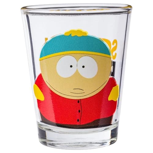 Silver Buffalo South Park Featuring Stan, Kenny, Cartman, and Kyle 4 Pack Mini Glasses, 1.5 Ounces thumbnail 5