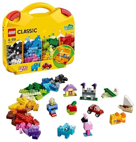 LEGO Classic Creative Suitcase 10713 - Includes Sorting Storage Organizer Case with Fun Colorful Building Bricks, Preschool Learning Toy for Kids, Boys and Girls Ages 4 Years Old and Up - Image 1