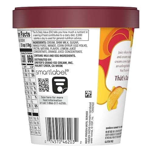 Haagen-Dazs Ice Cream, Mango, 14 oz (Frozen) thumbnail 5