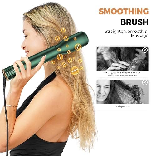 Hair Dryer Brush,5 in 1 Professional Hot Air Styler & Blow Dryer Brush,Powerful Air Curling Wrap Styler,Multi Hair Stylerfor Curling Volumizing Straightening Styling thumbnail 4