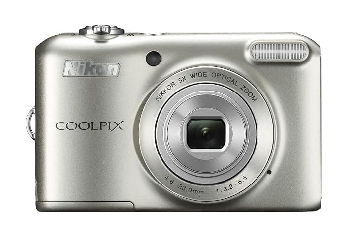Nikon COOLPIX L28 20.1 MP Digital Camera with 5x Zoom Lens and 3" LCD (Silver) (OLD MODEL) - Image 1