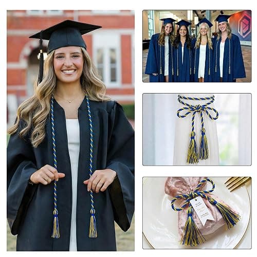 GraduationMall Graduation Honor Cord 68" RoyalGold thumbnail 5