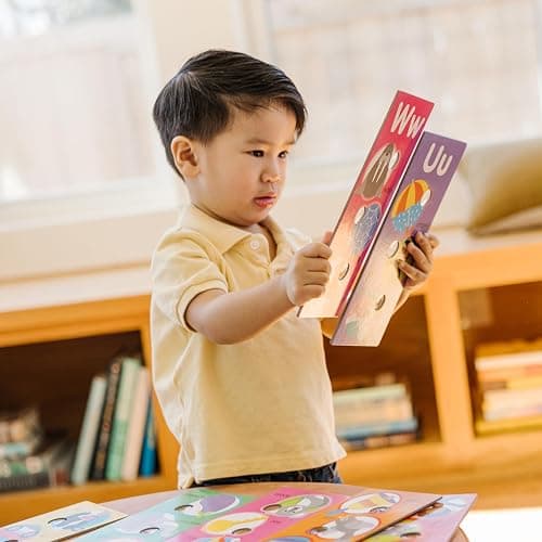 Melissa & Doug Poke-a-Dot! Alphabet Jumbo Learning Cards, 13 Double Sided Interactive ABC Flash Cards, Educational Activities for Toddlers and Preschoolers, Ages 1+ thumbnail 8